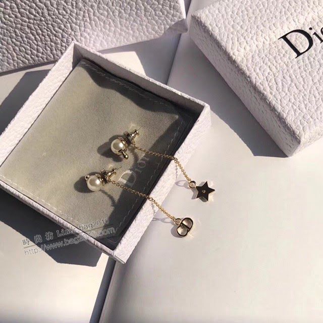 Dior飾品 迪奧經典熱銷款星星珍珠流蘇耳釘耳環  zgd1318